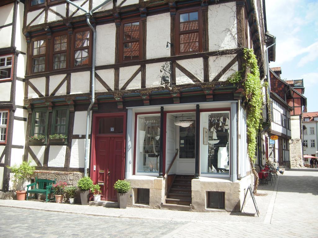 Ferienwohnungen Marktstrasse 15 Quedlinburg Exterior foto