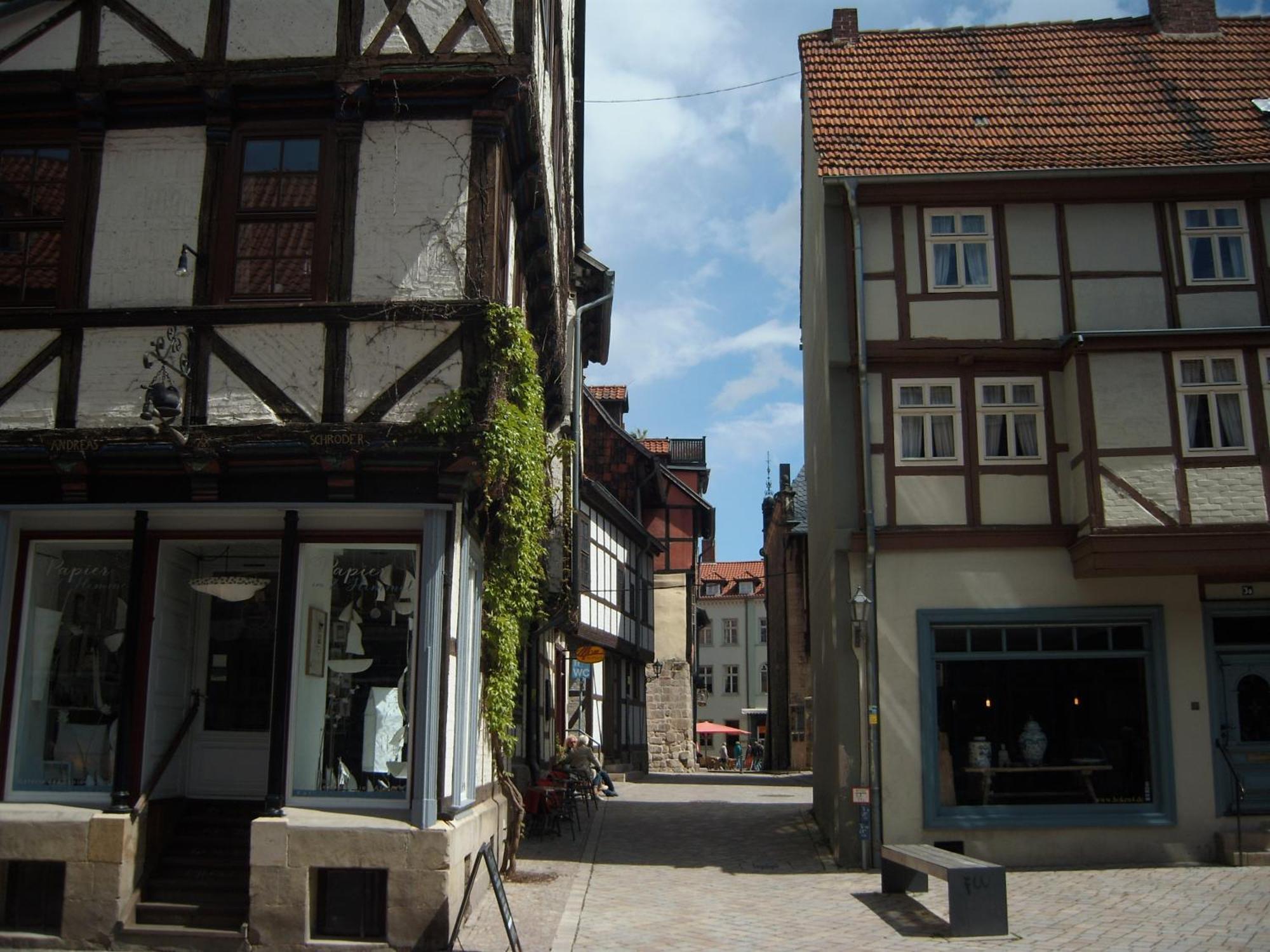 Ferienwohnungen Marktstrasse 15 Quedlinburg Exterior foto