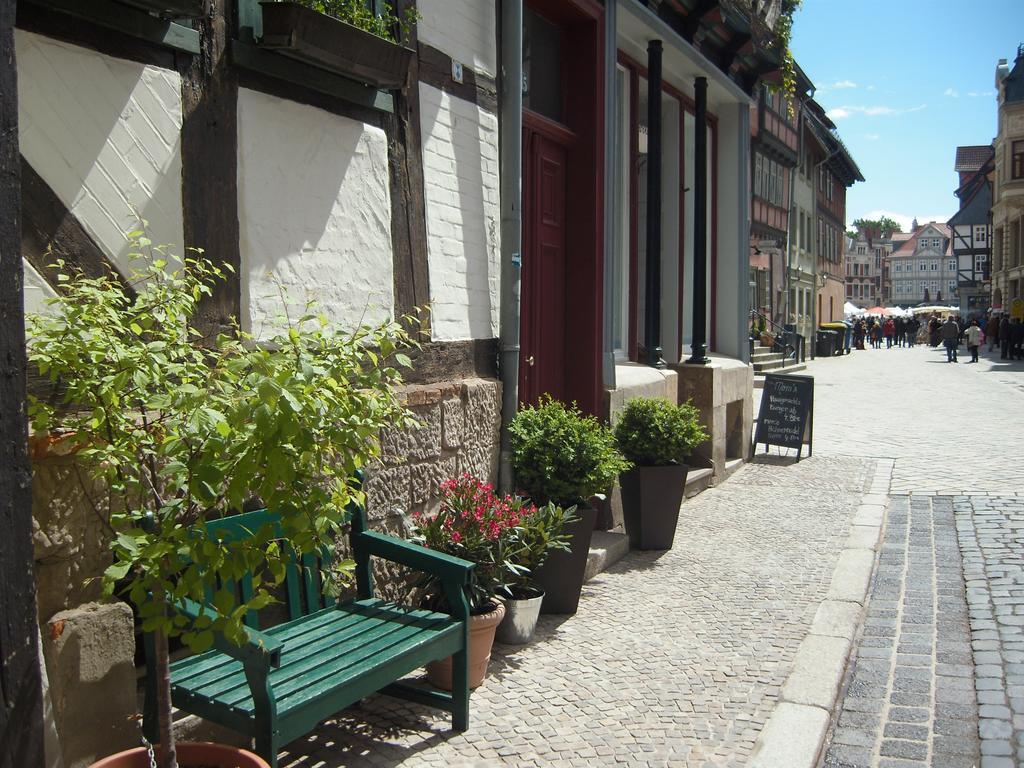 Ferienwohnungen Marktstrasse 15 Quedlinburg Exterior foto